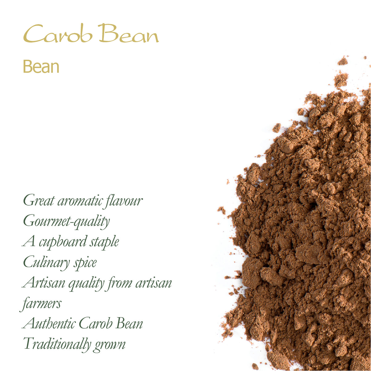 Carob Bean Nibs Raw