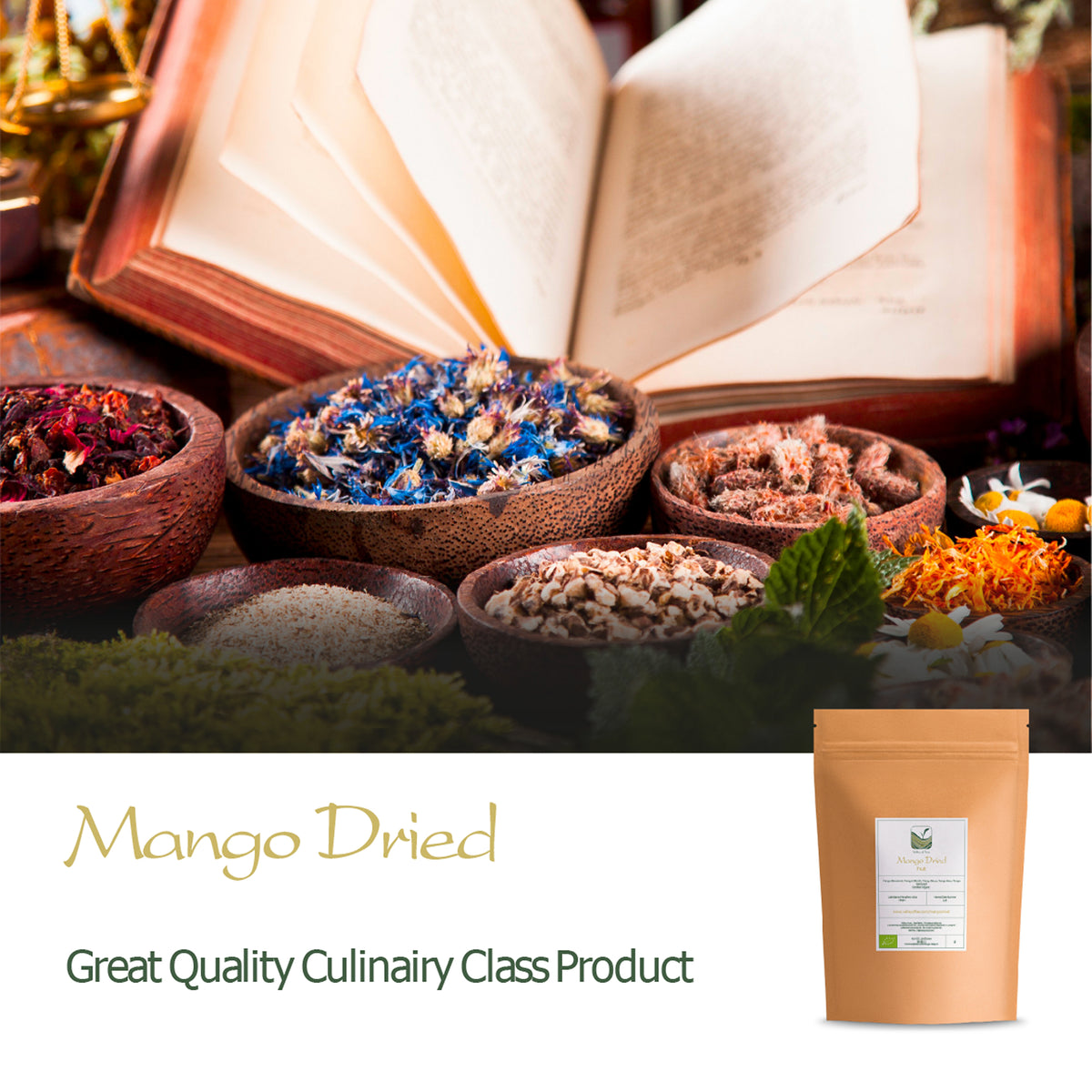 Mango Dried Organic Fruit Slices